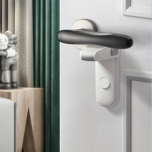 Door Handle Lock Pet Door Lock Anti-Theft Door Lock Anti-Child Door Opener No Punch Door Handle Anti-Opening Device
